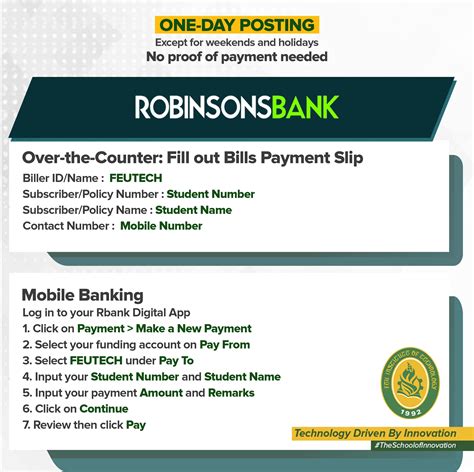 Robinsons Bank Payment – Perpetual Help Community .